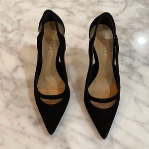 SCHUTZ black pumps worn 1 time size 7